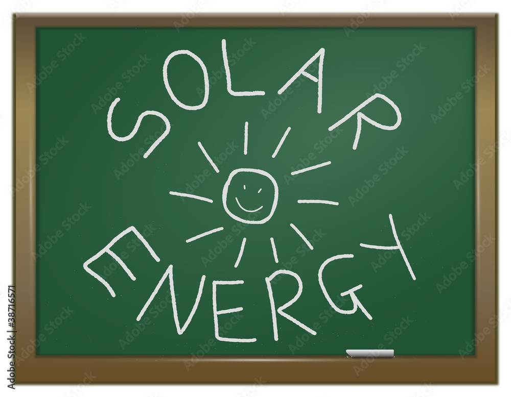 Solar energy concept. Solar energy concept.