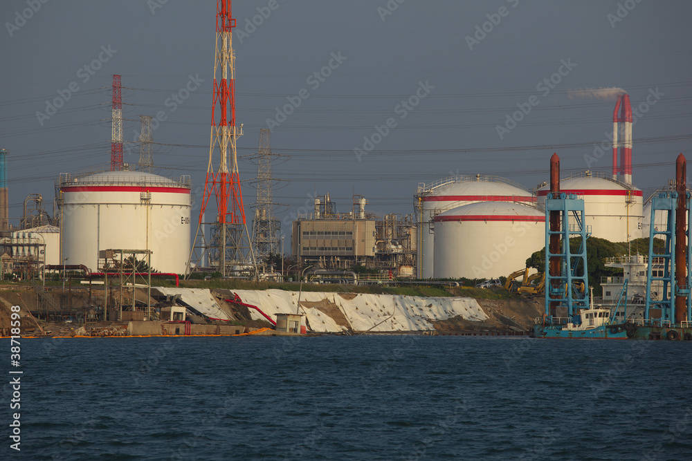 Oil refinery in Japan