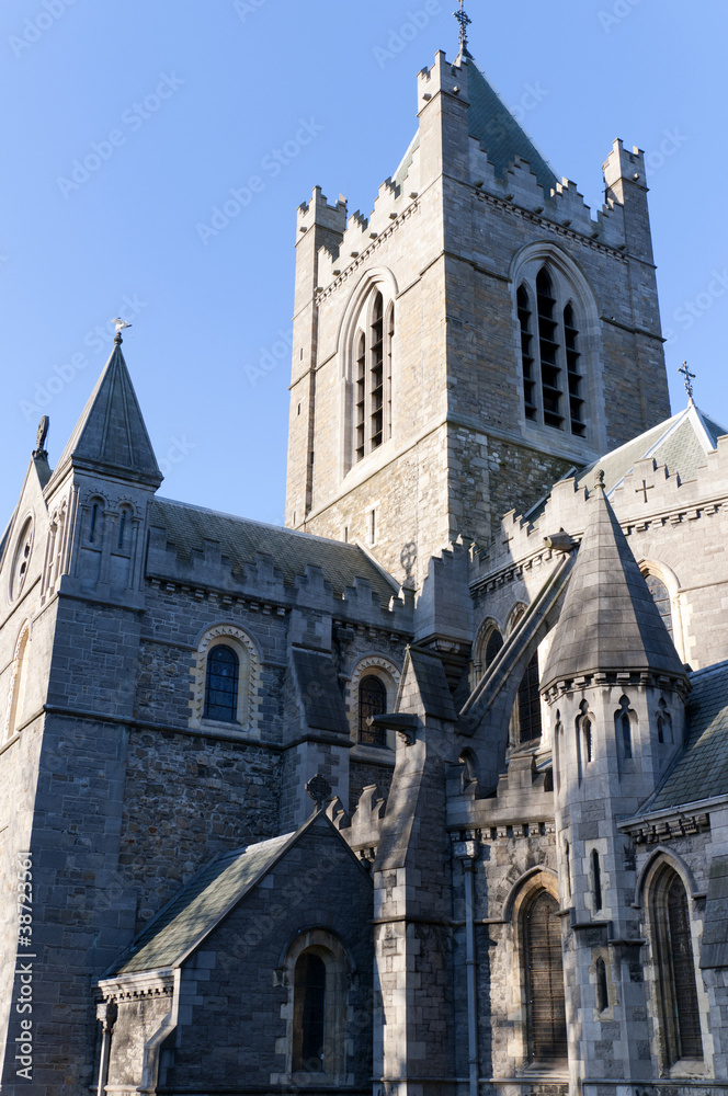 Christ Church Anglican Cathedral in Dublin City Ireland Christ Church Anglican Cathedral in Dublin City Ireland