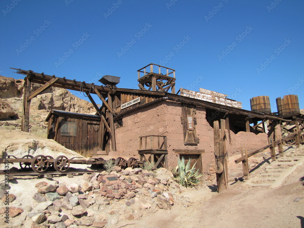 Calico ghost town, californie, usa