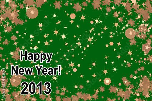 Texture - Happy new Year - green - 2013 photo