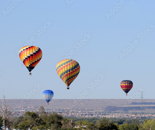 Hot air balloons