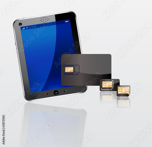 tablette tactile  et carte SIM