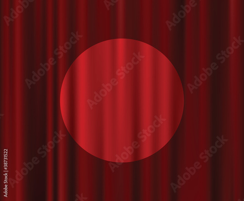 Red Theater Curtain