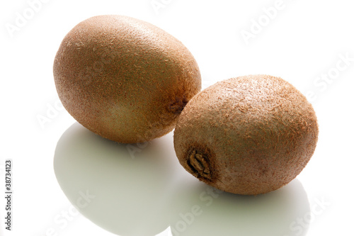 Kiwi fruit isolated on white background