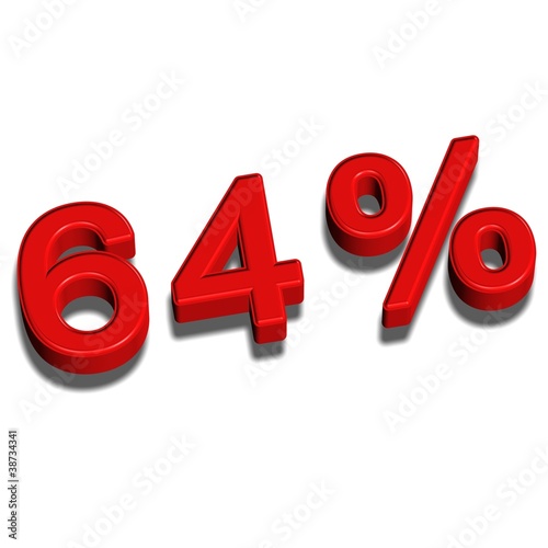 3d font 64%