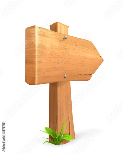 Wood sign