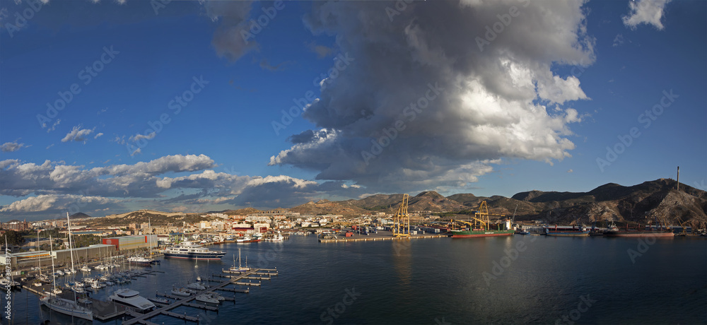 harbour at Caragena, spain