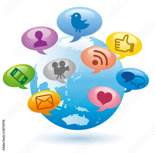 Social media on earth