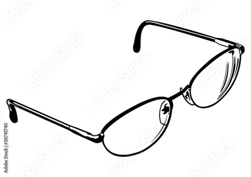 Black and White Eye Glases #4