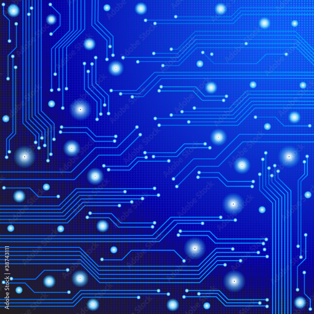 Circuit board background Circuit board background