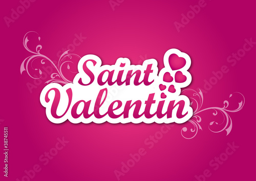 Carte Saint-Valentin