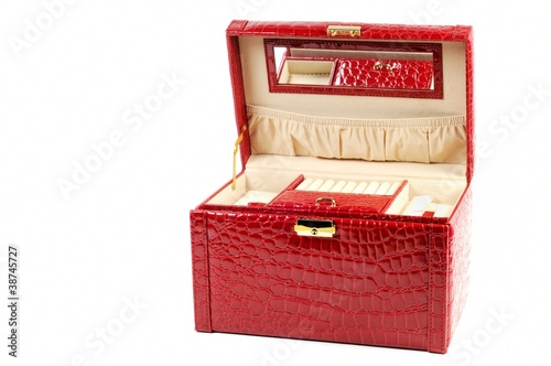 Red jewelry box
