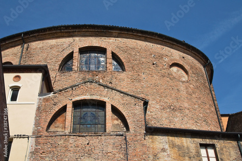 Church of St. Carlo. Ferrara. Emilia-Romagna. Italy.