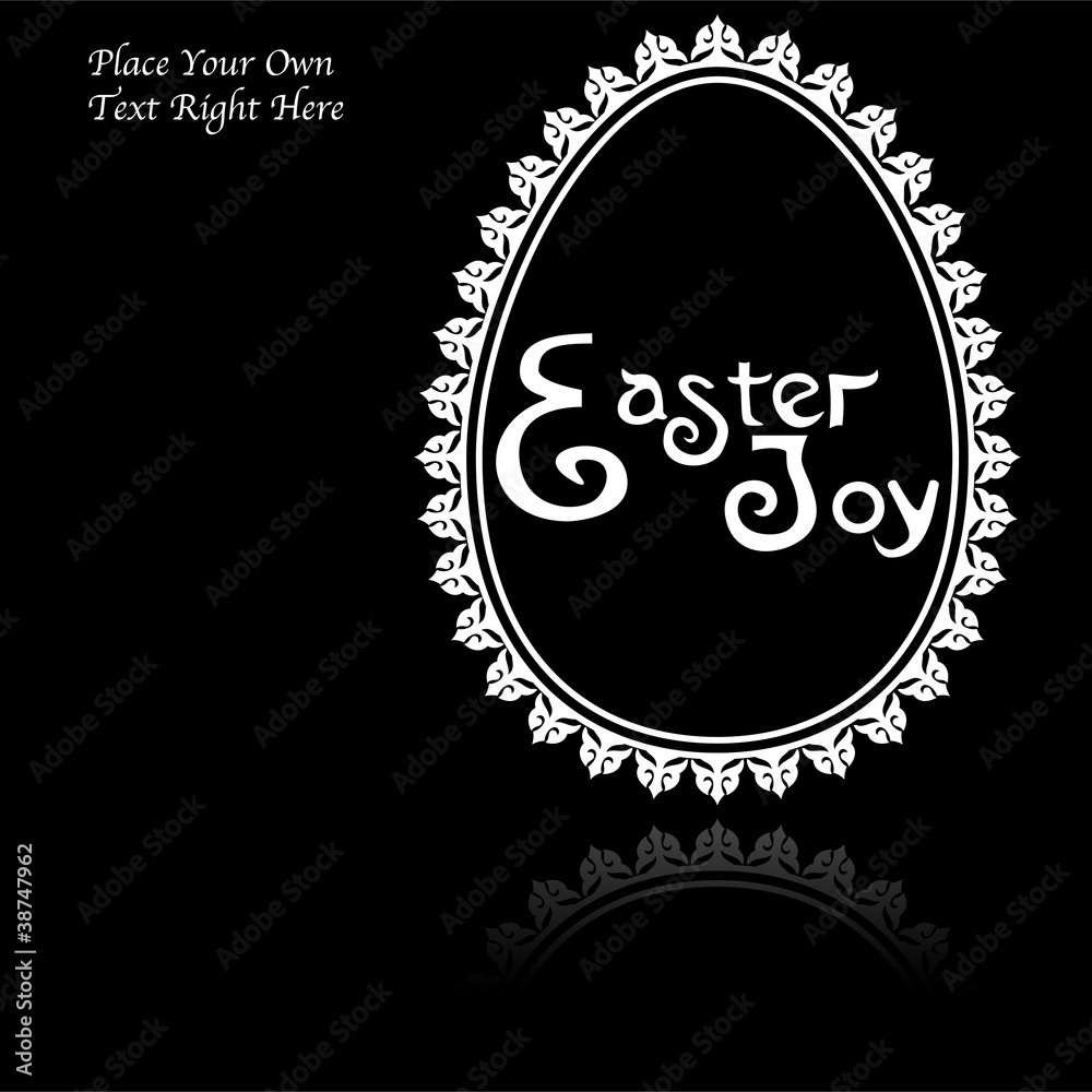 Black easter joy wishes background. Black & White Black easter joy wishes background. Black & White