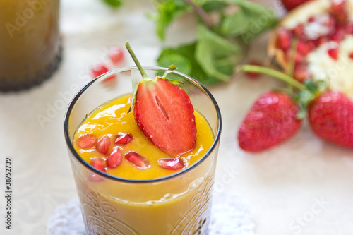 Mango,Pineapple and Pear smoothie