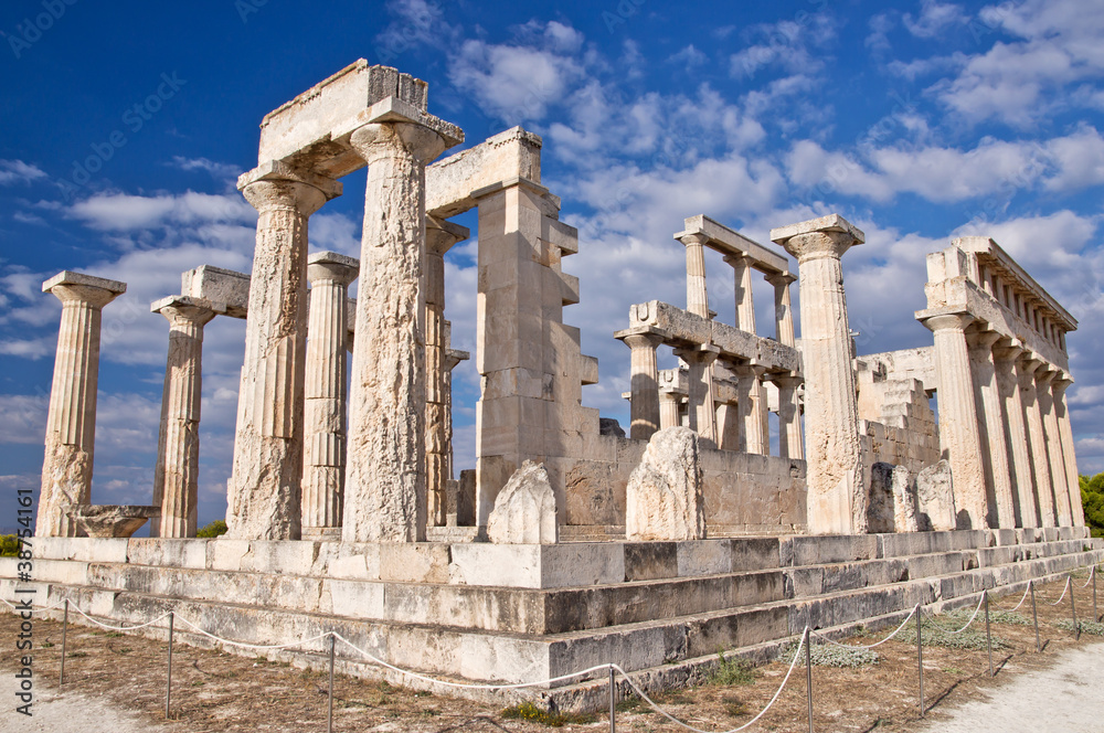 The Temple of Aphaea. Aegina, Greece