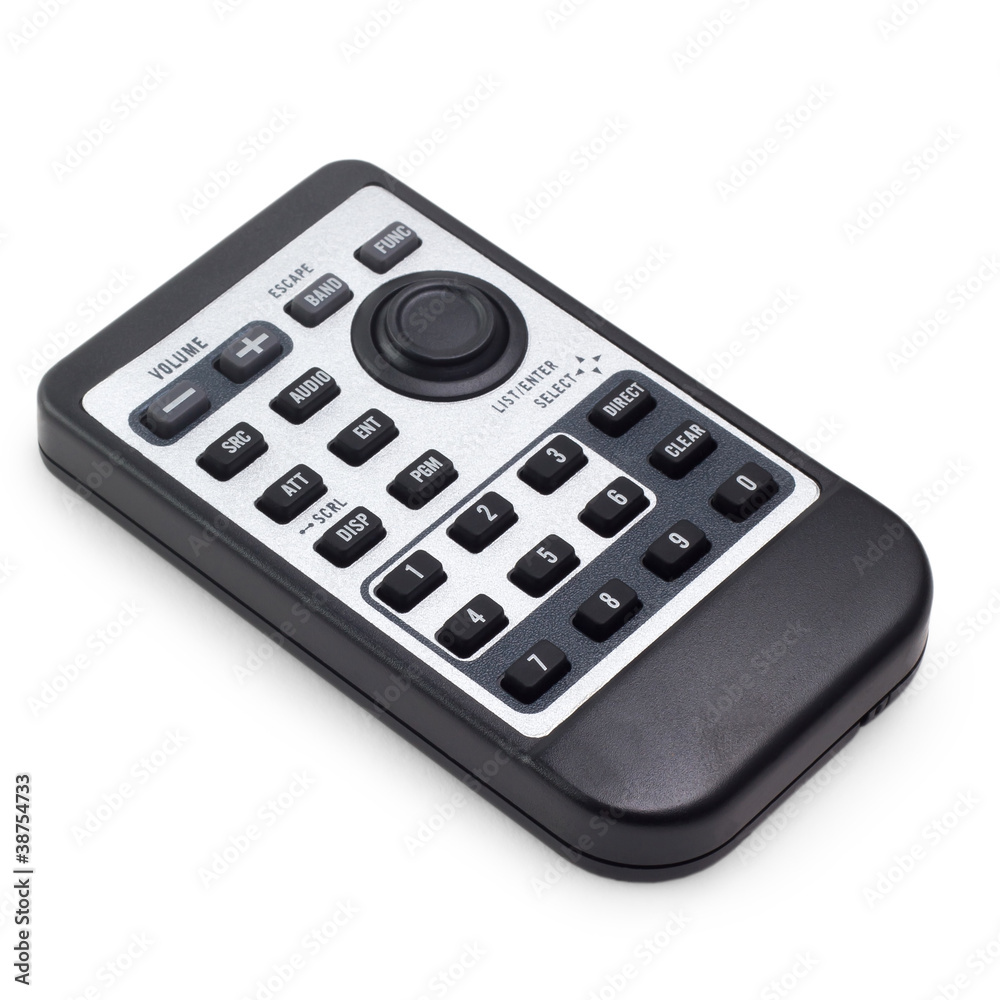 remote control tv car radio from isolated remote control tv car radio from isolated