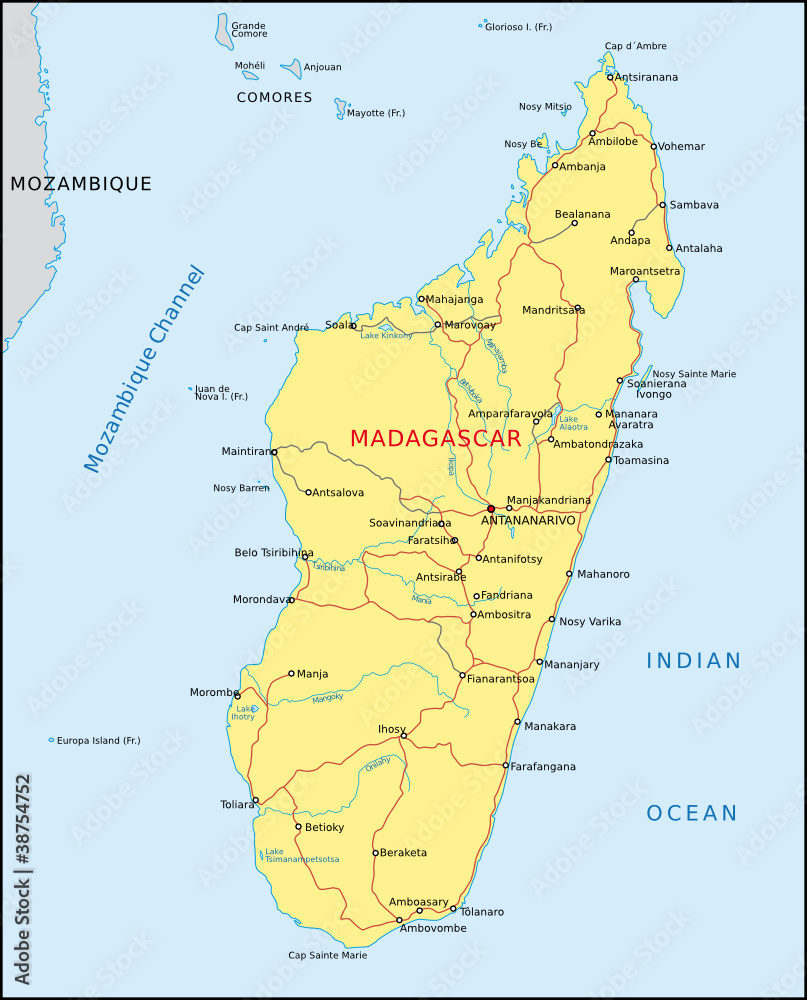 Madagaskar - obrazy, fototapety, plakaty 