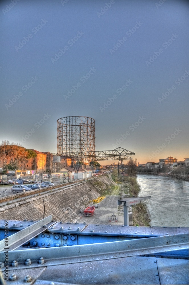 Fototapeta premium Il gazometro