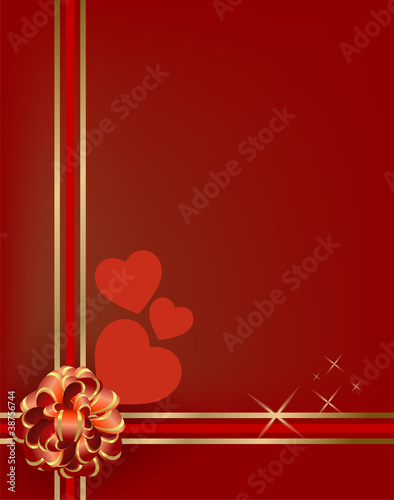 Valentine's gift package paper