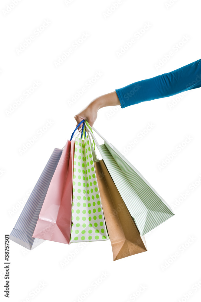 Holding Shopping Bags