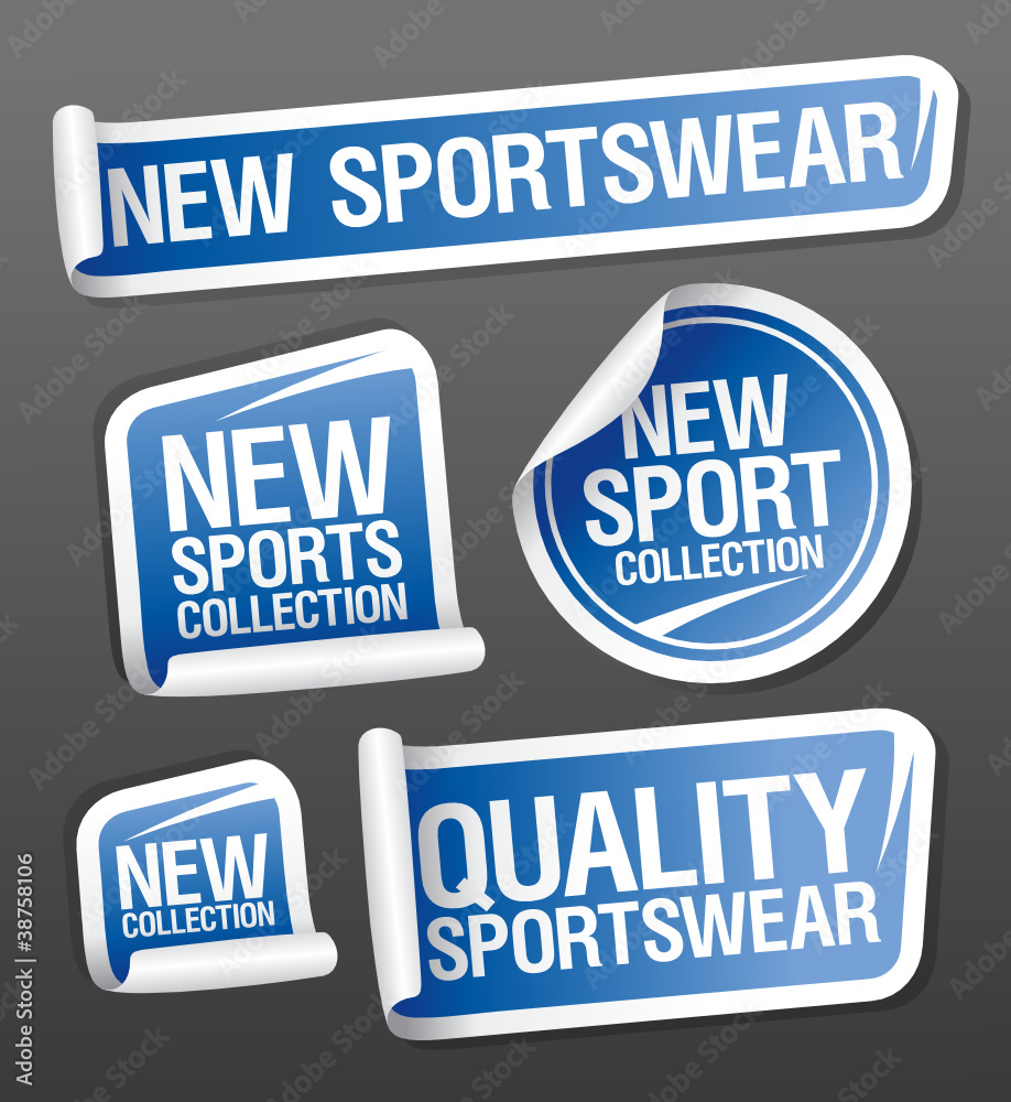 Sportswear collection stickers