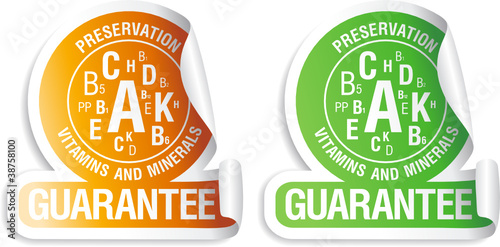 Preservation vitamins and minerals guarantee.