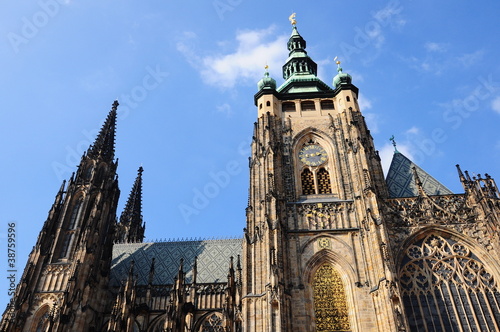 Cathedral of Saint Vitus in Prague in the Czech Republic