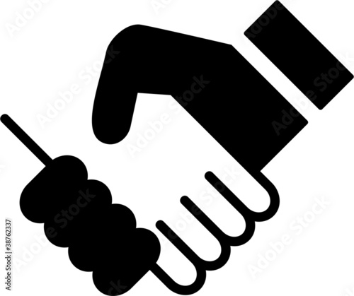 Shaking hands