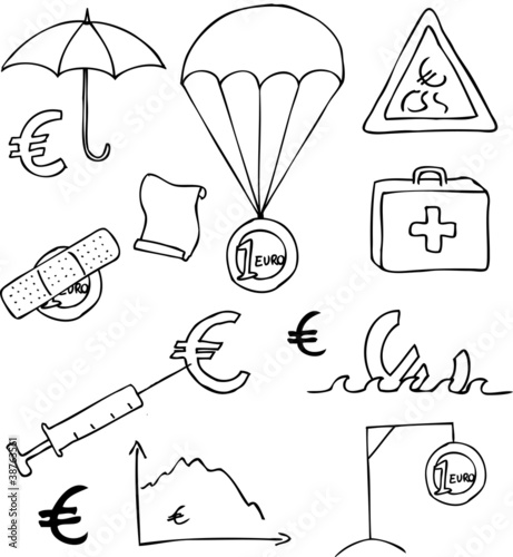 Eurokrise Doodles