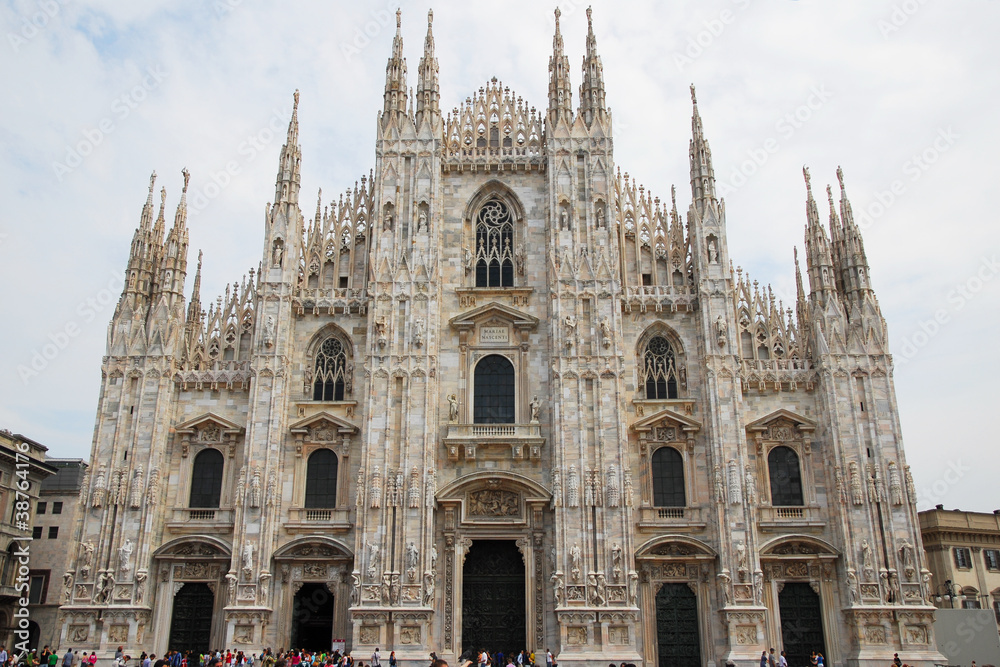 Italy, the Milan cathedral, known as Duomo