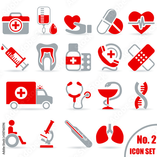 Medizin - Icon Set