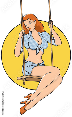 Country Girl Pinup