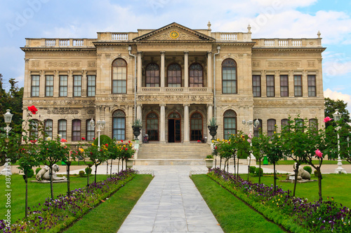 Dolmabahce Palace Entrance, Istanbul,Turkey photo
