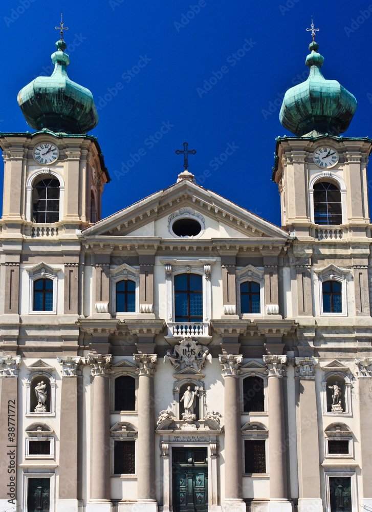 Gorizia, Italy - Church of Ignazius of Loyola