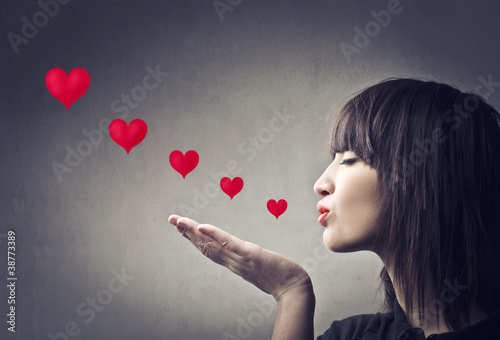 Sending kisses