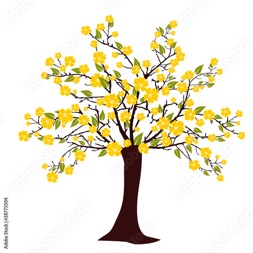 Blühender Baum