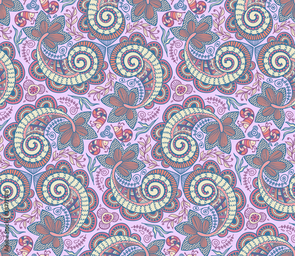 Fototapeta premium Seamless lace pattern