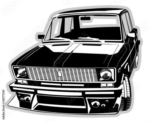 vector customized car