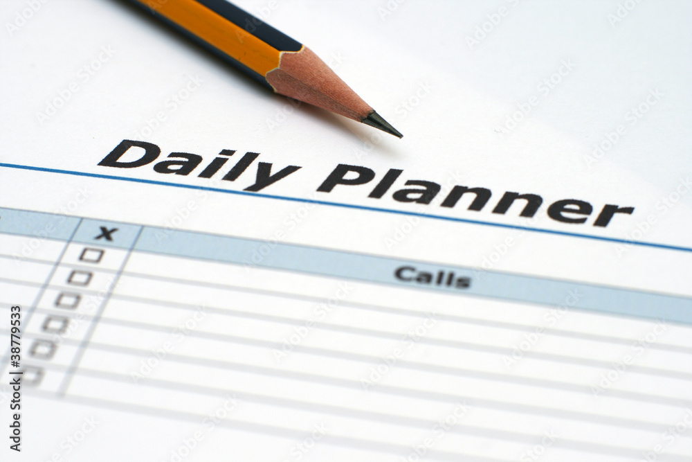 Daily planner Daily planner