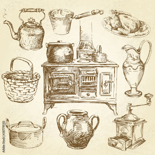 vintage kitchenware