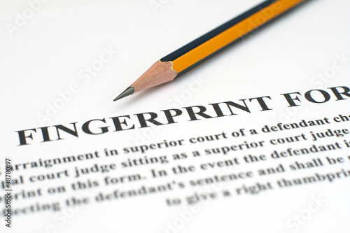 Fingerprint form