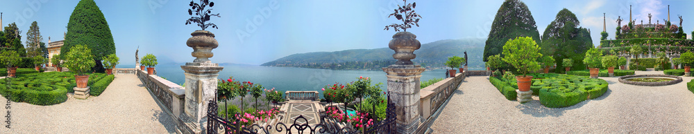 Stresa, Isola Bella, panorama a 360° Stresa, Isola Bella, panorama a 360°