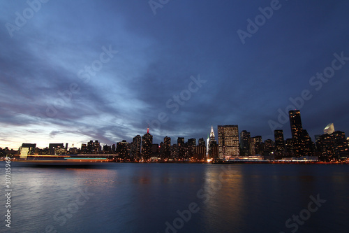 New York Skyline at night © Catalin Chitucea