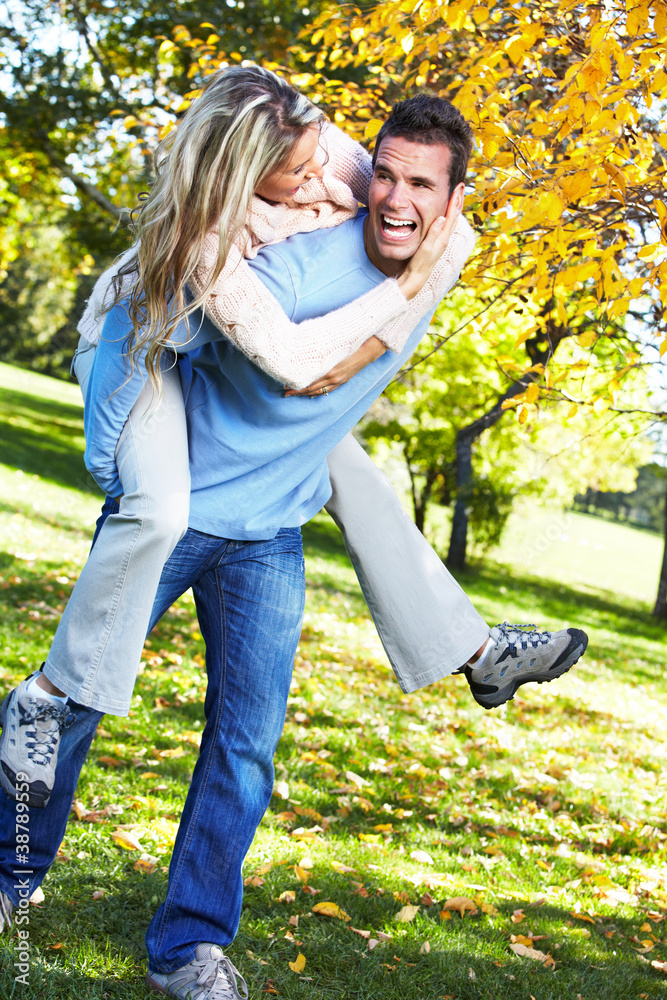 Fototapeta premium Happy couple.