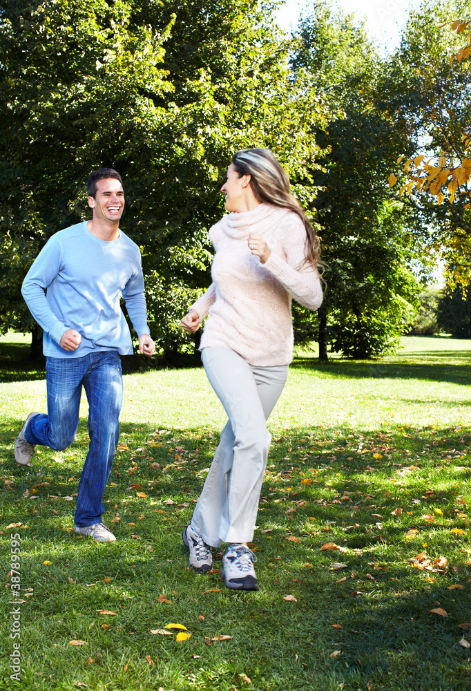 Fototapeta premium Happy couple.
