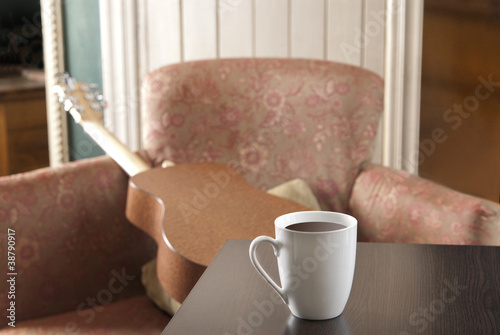 coffe on a table of a restaurant