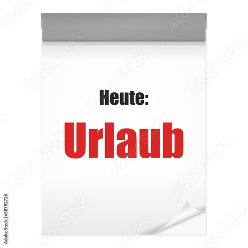 kalenderblatt v2 urlaub I