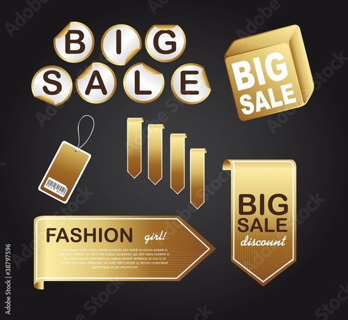 gold tags